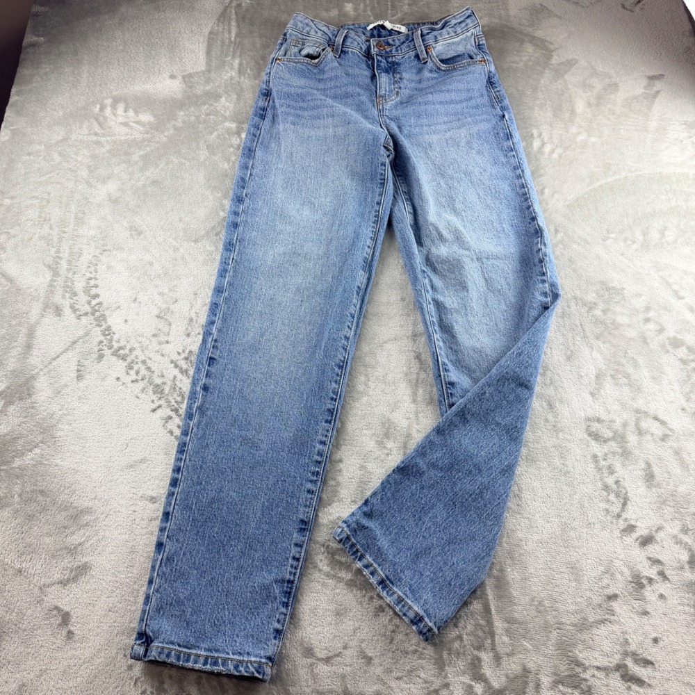 Celebrity Pink Women's Medium Wash High Rise Straight Leg‎ Jeans Size 3/26